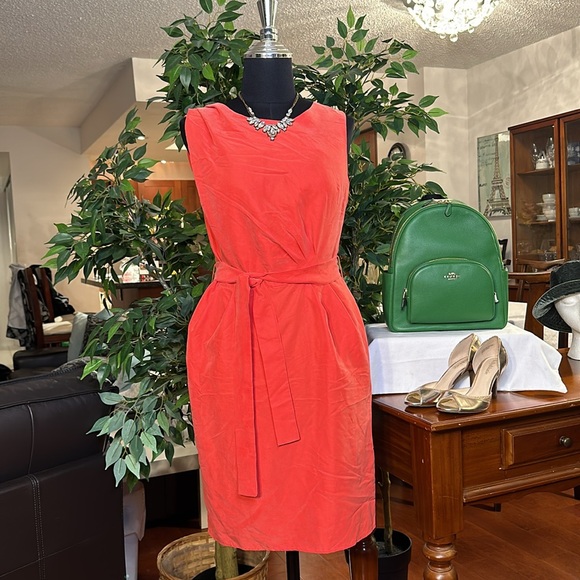 3 for $30 💖 Atmosphere Size 10 UK (Size Small) Coral Shift Dress with Pockets - Picture 10 of 10